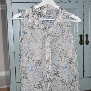 Floral Sleeveless H&M blouse